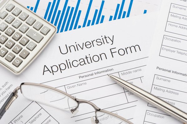 University Applications Form paperwork